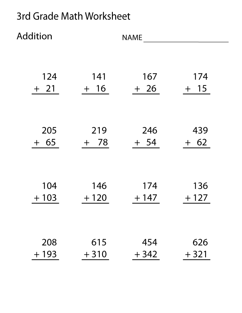 30 1St Grade Math Worksheets 3 By 3