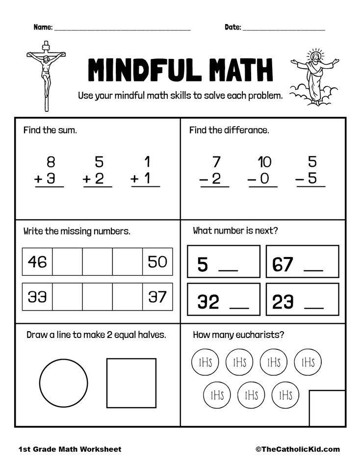 30 1St Grade Math Worksheets 3 By 3