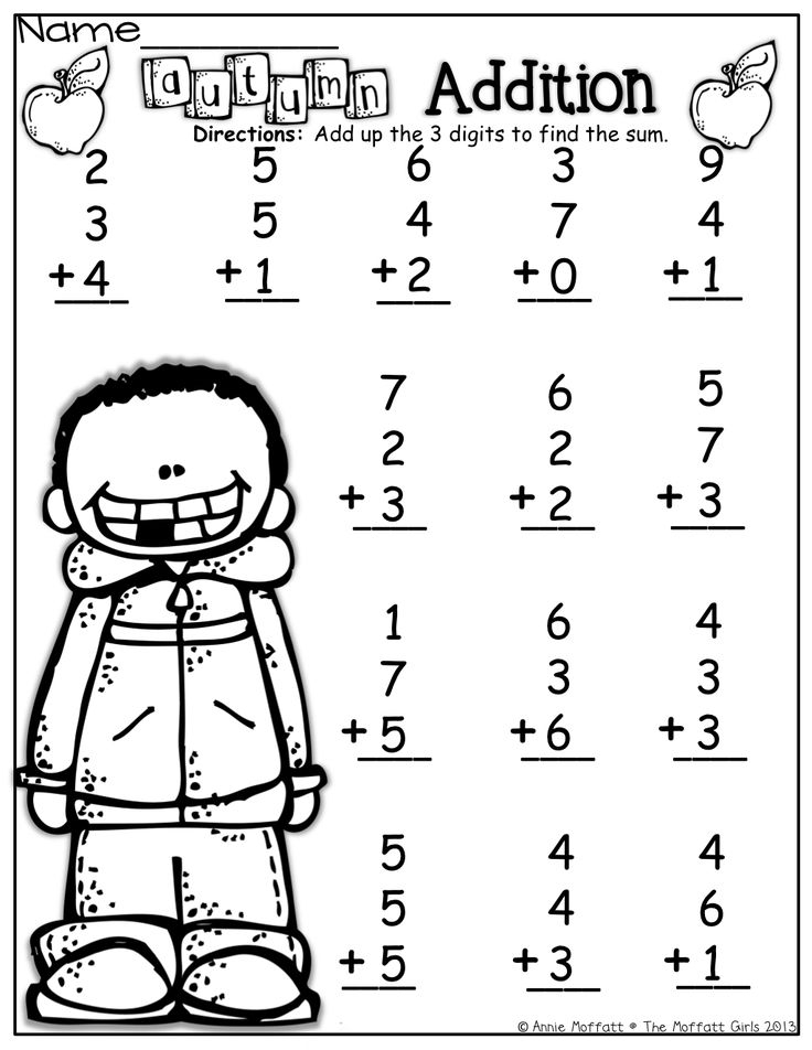 30 1St Grade Math Worksheets 3 By 3