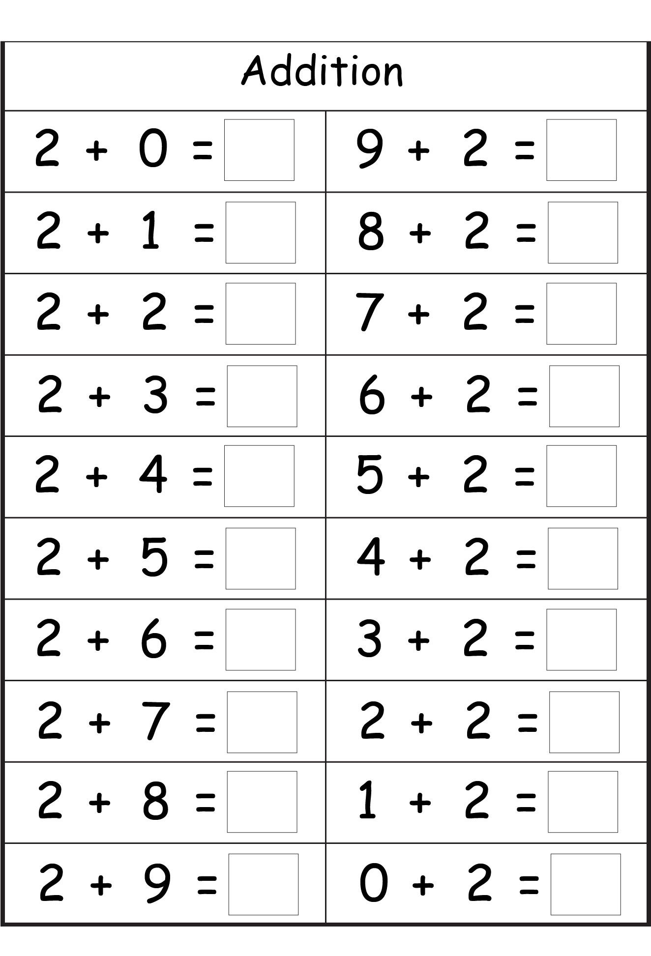 30 1St Grade Math Worksheets 3 By 3