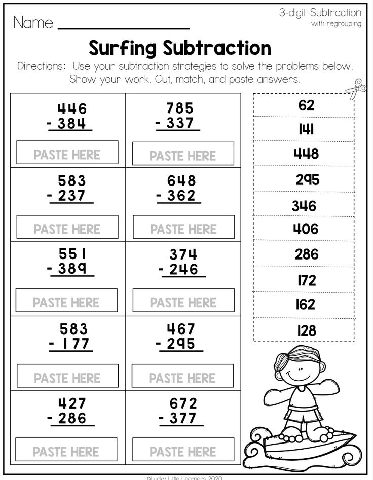 30 1St Grade Math Worksheets 3 By 3