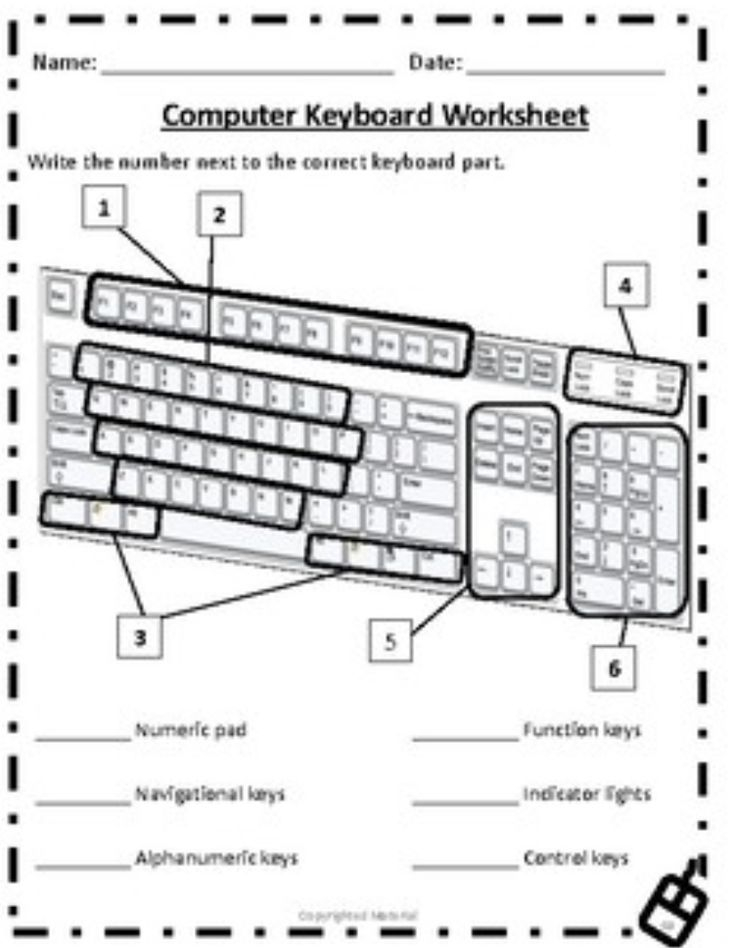 30 1St Grade Worksheets Computer