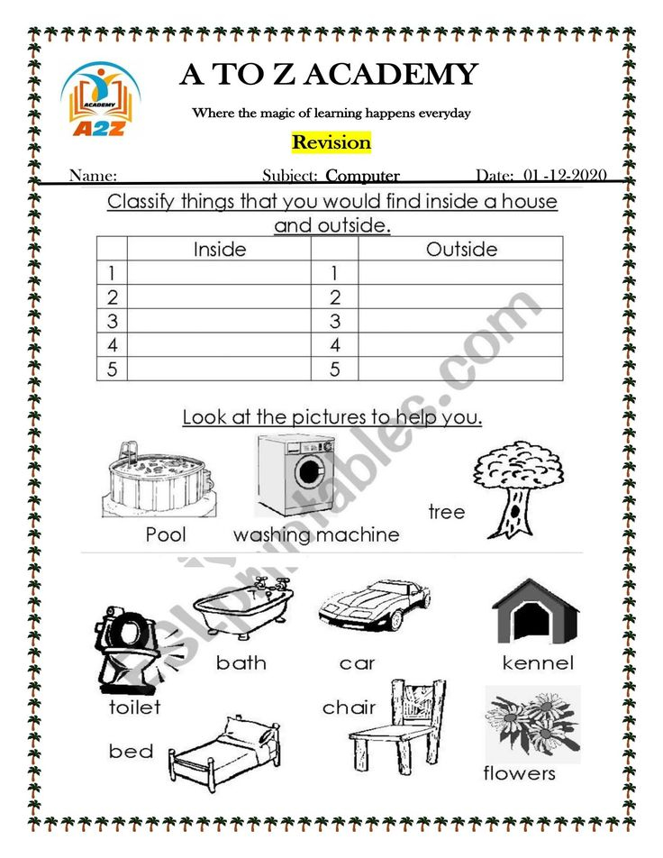 30 1St Grade Worksheets Computer