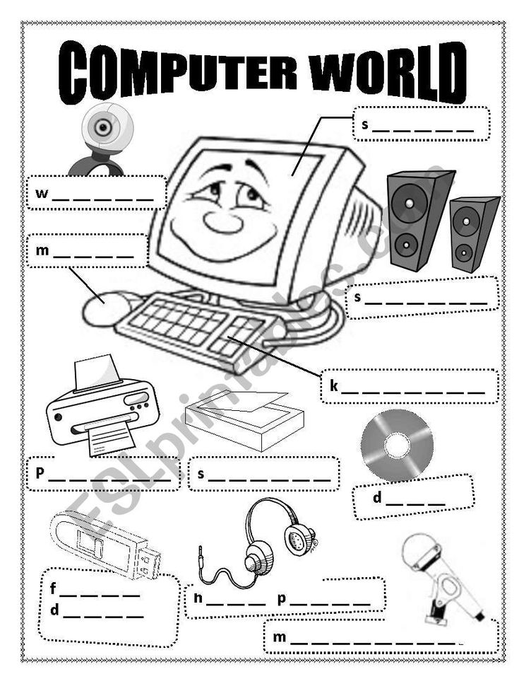 30 1St Grade Worksheets Computer