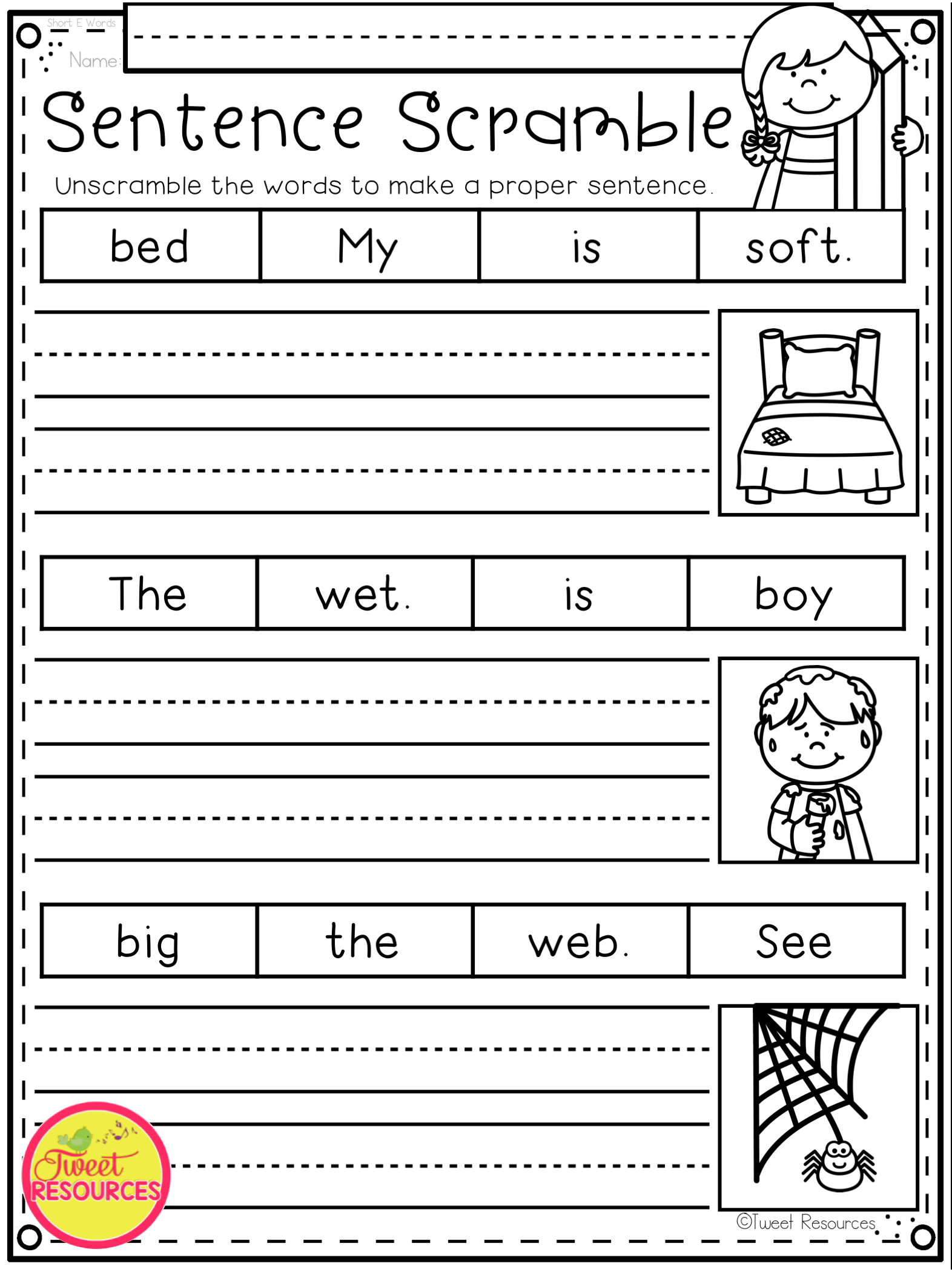 30 1St Grade Worksheets Free Printables Writing