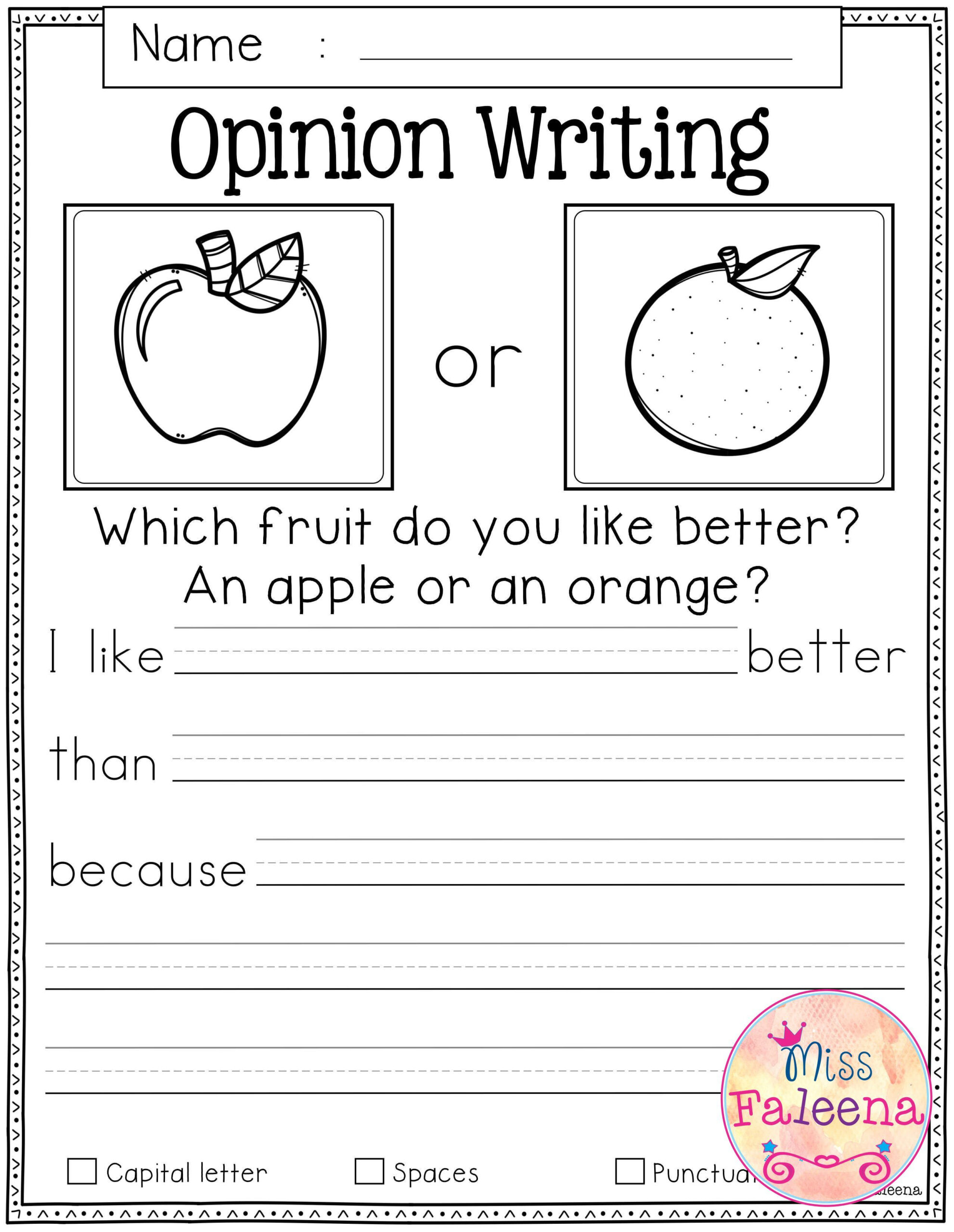 30 1St Grade Worksheets Free Printables Writing