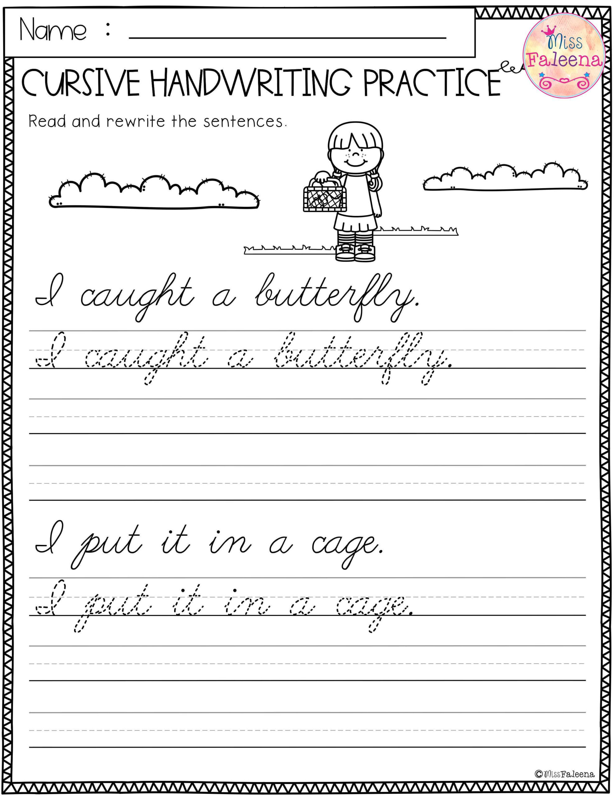 30 1St Grade Worksheets Free Printables Writing