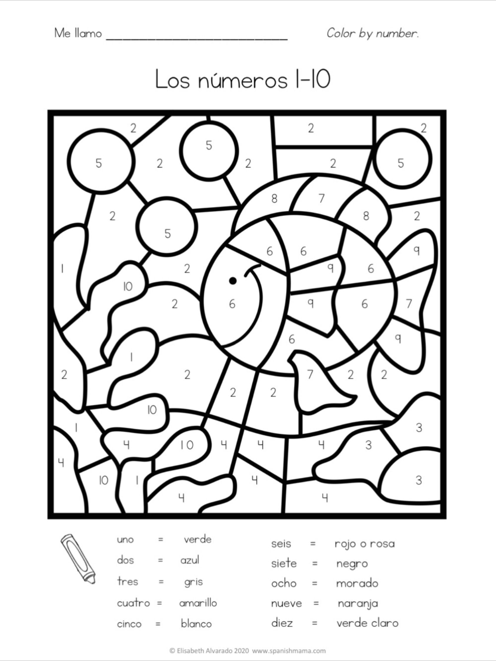 30 1St Grade Worksheets In Spanish