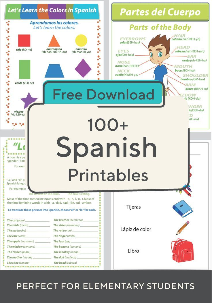 30 1St Grade Worksheets In Spanish