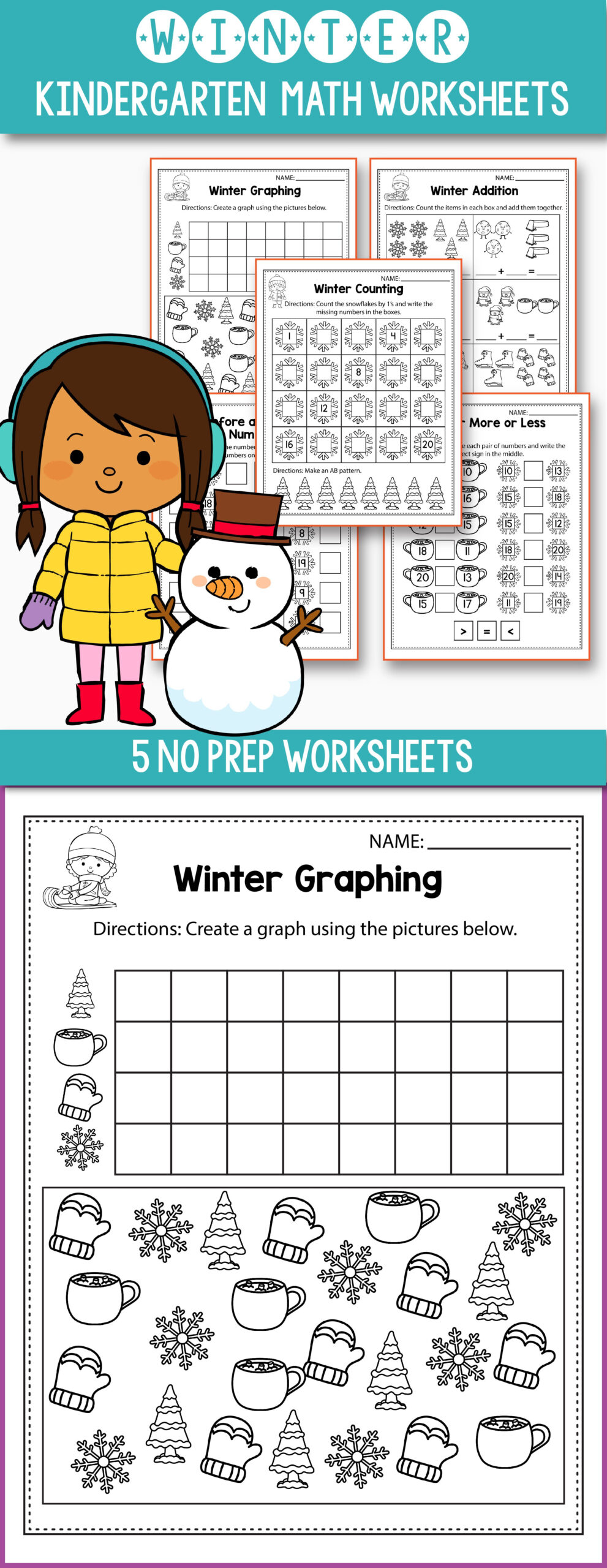 30 1St Grade Worksheets Winter