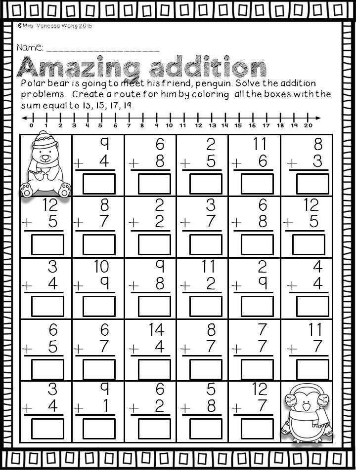 30 1St Grade Worksheets Winter