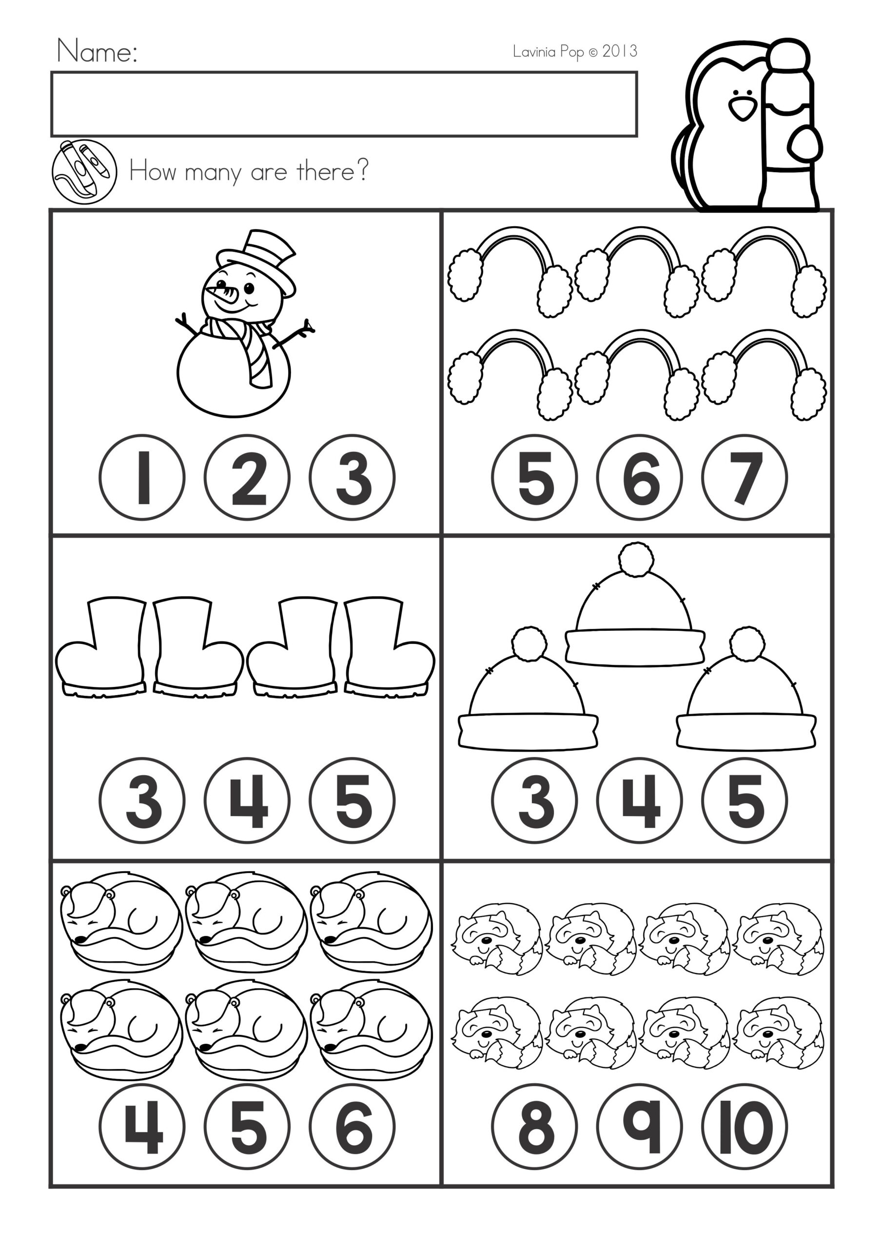 30 1St Grade Worksheets Winter