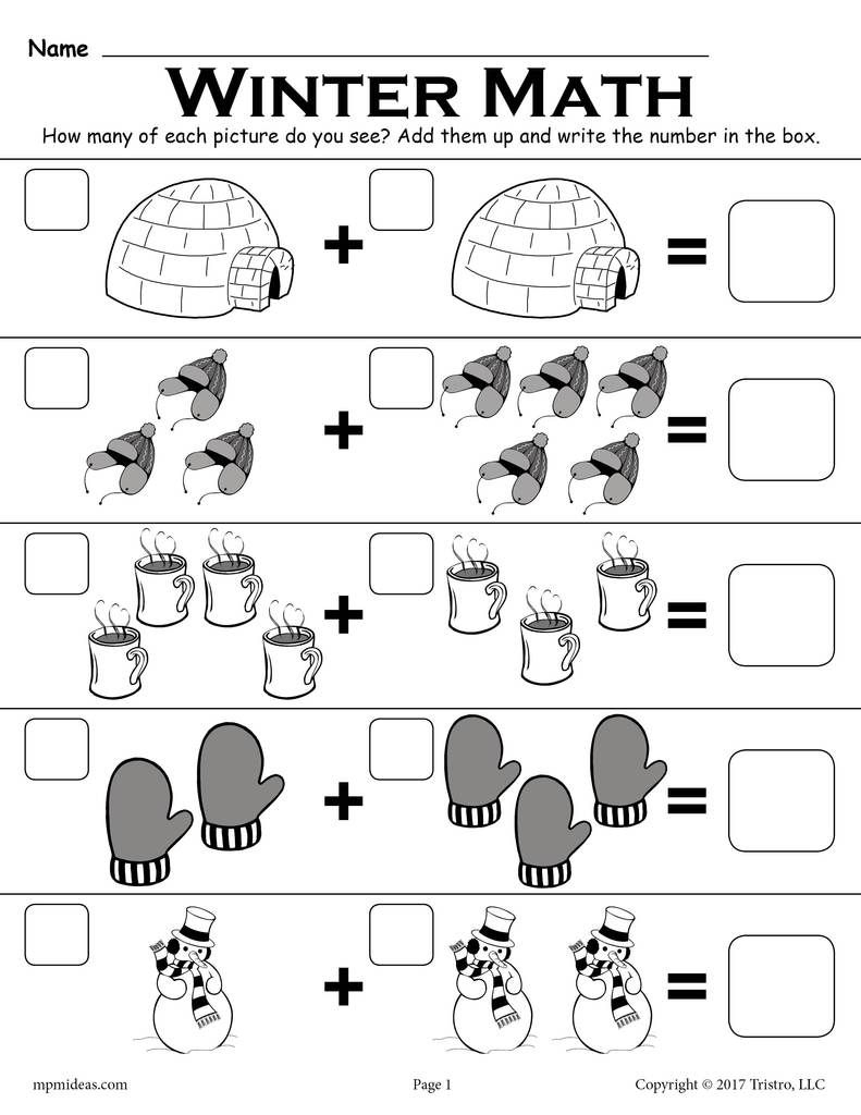 30 1St Grade Worksheets Winter