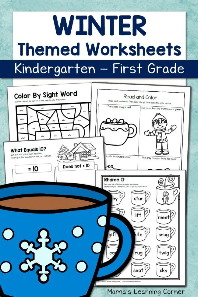 30 1St Grade Worksheets Winter