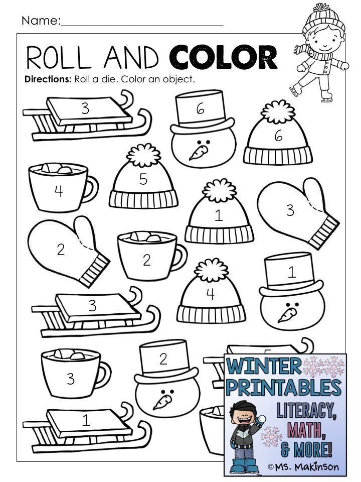 30 1St Grade Worksheets Winter