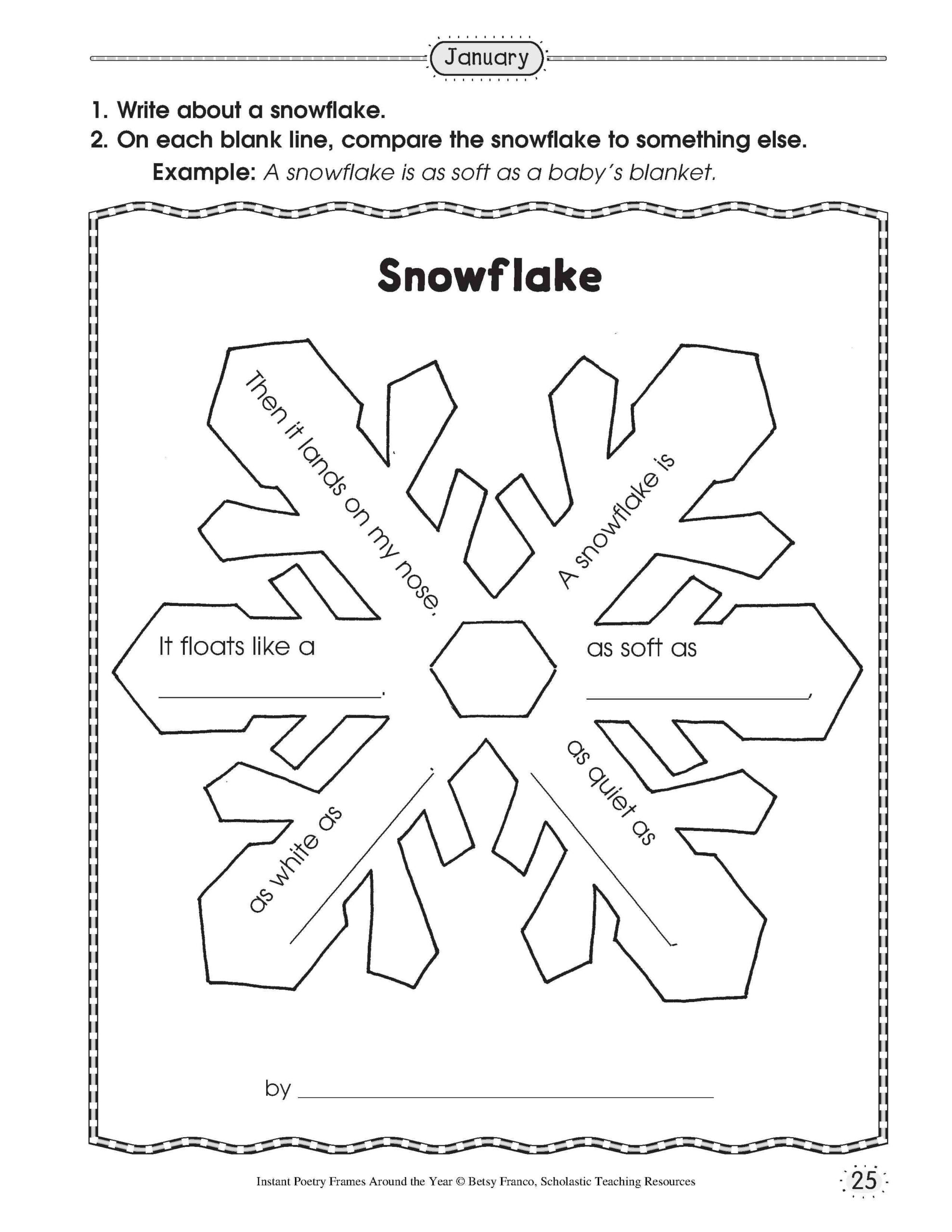 30 1St Grade Worksheets Winter