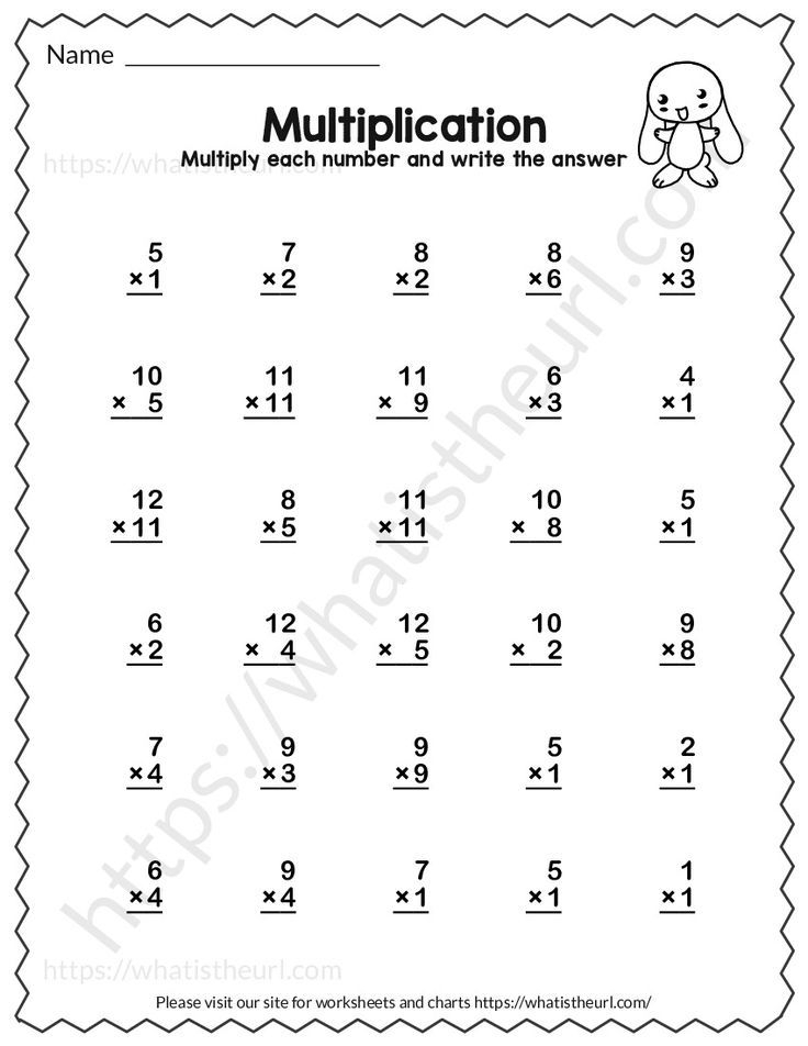 30 2 Digit Multiplication Worksheets For Grade 1