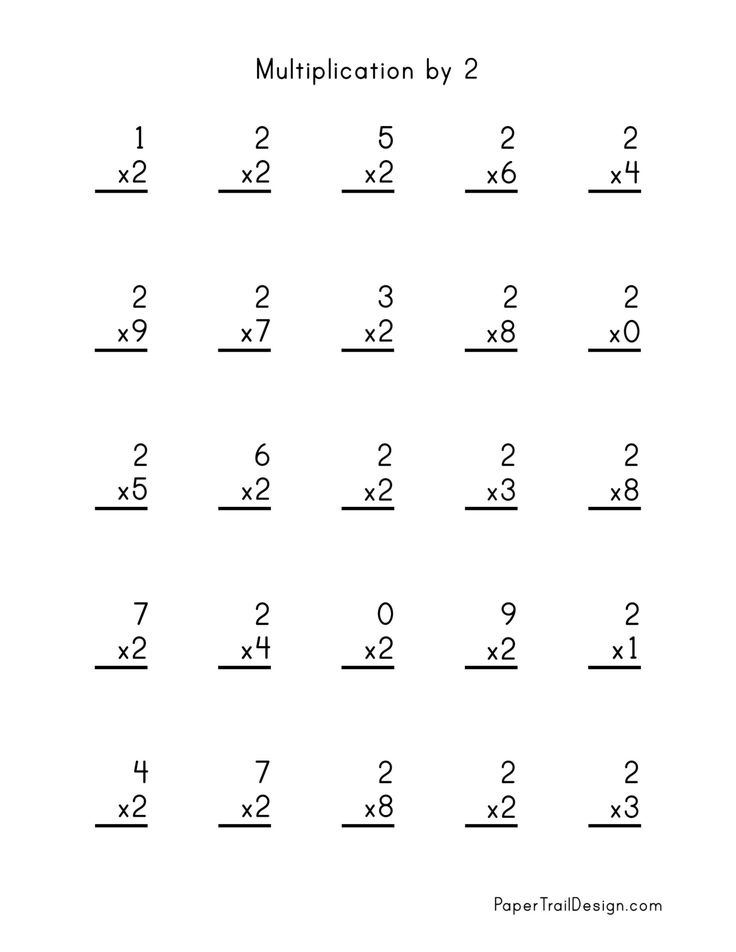 30 2 Digit Multiplication Worksheets For Grade 1