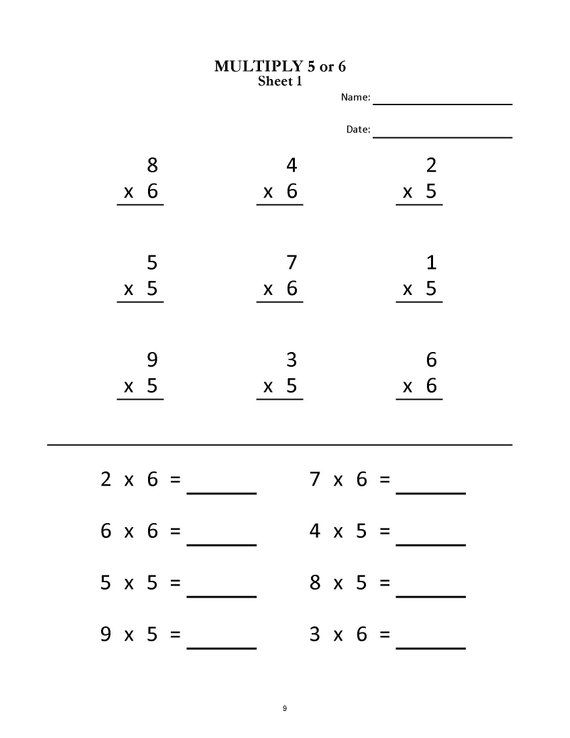 30 2 Digit Multiplication Worksheets For Grade 1