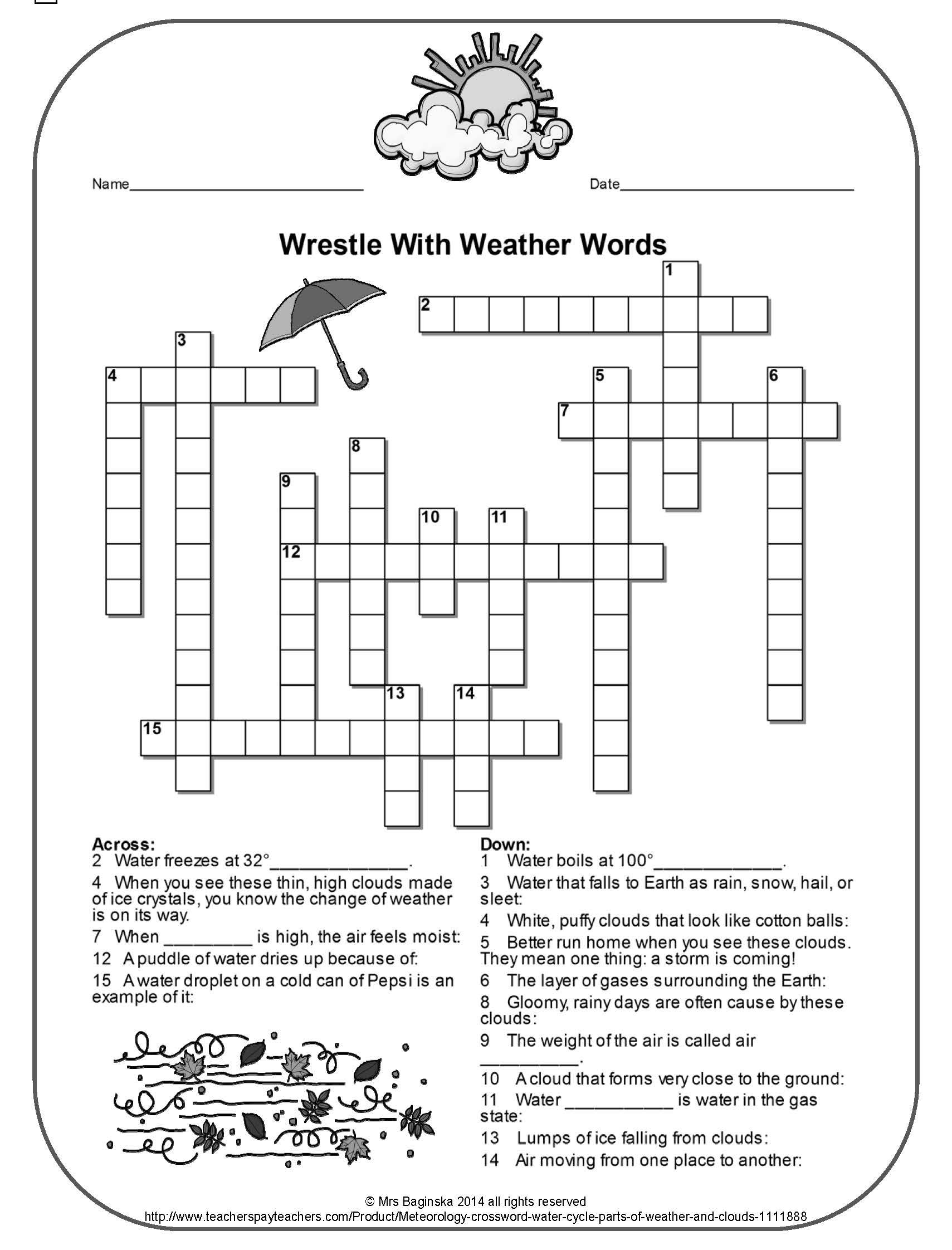 30 2Nd Grade Science Worksheets Weather