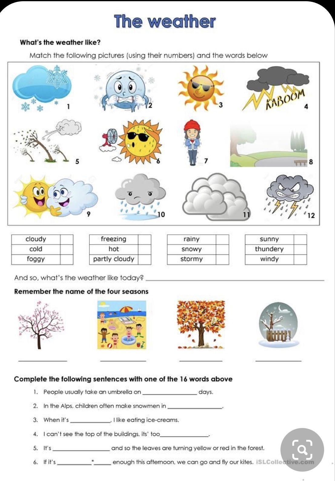 30 2Nd Grade Science Worksheets Weather