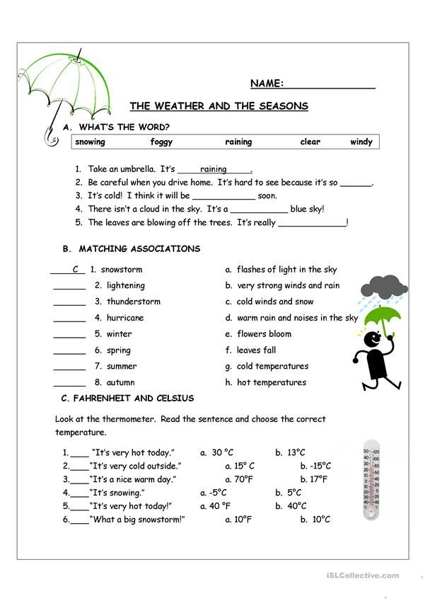 30 2Nd Grade Science Worksheets Weather