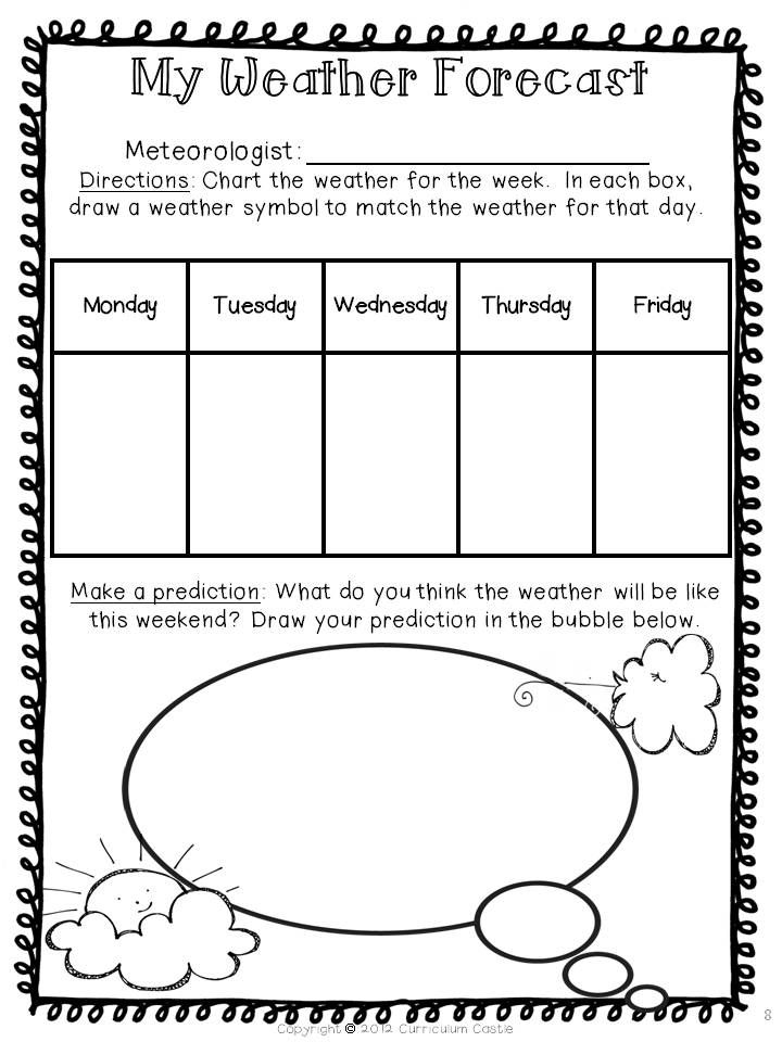 30 2Nd Grade Science Worksheets Weather