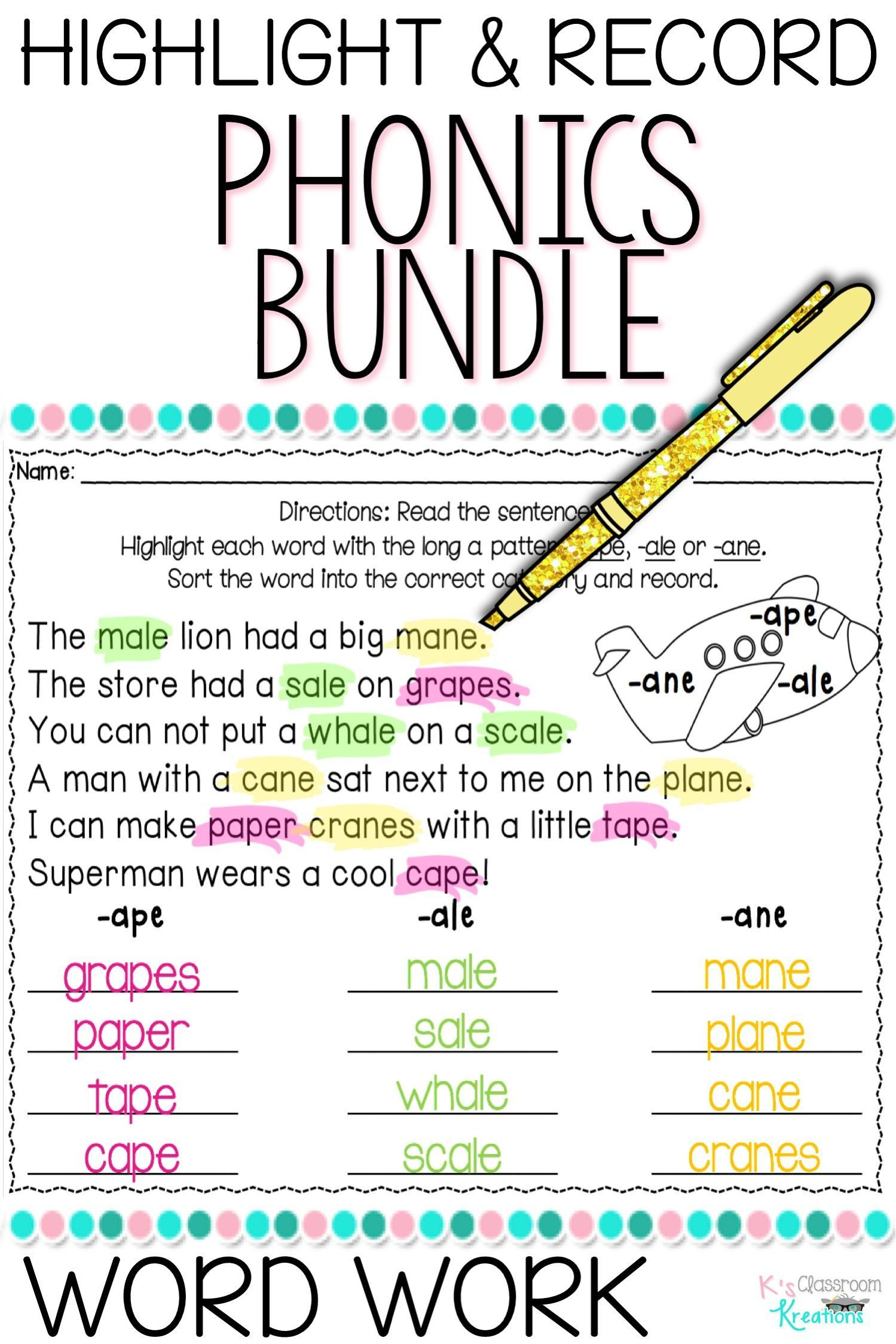 30 2Nd Grade Worksheets Phonics