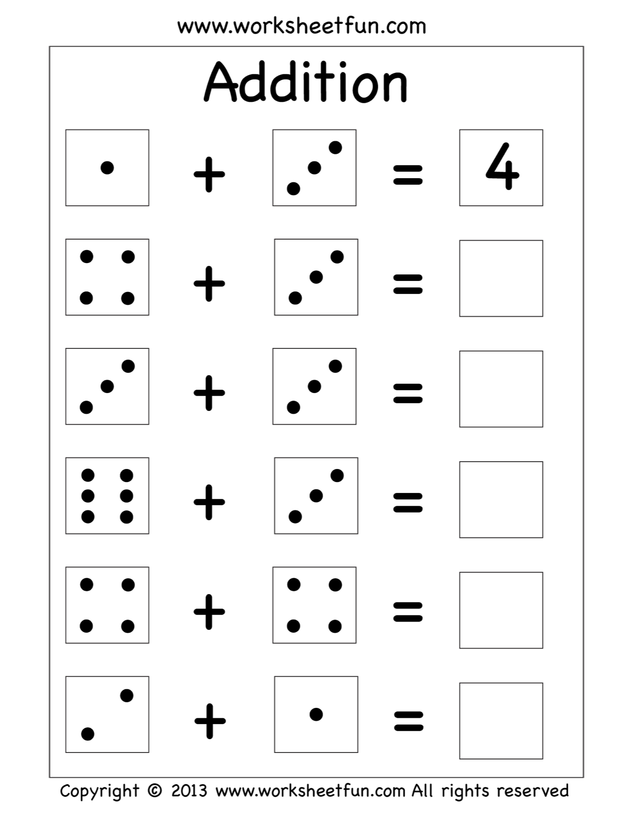 30 Additions For Kids Math Worksheets