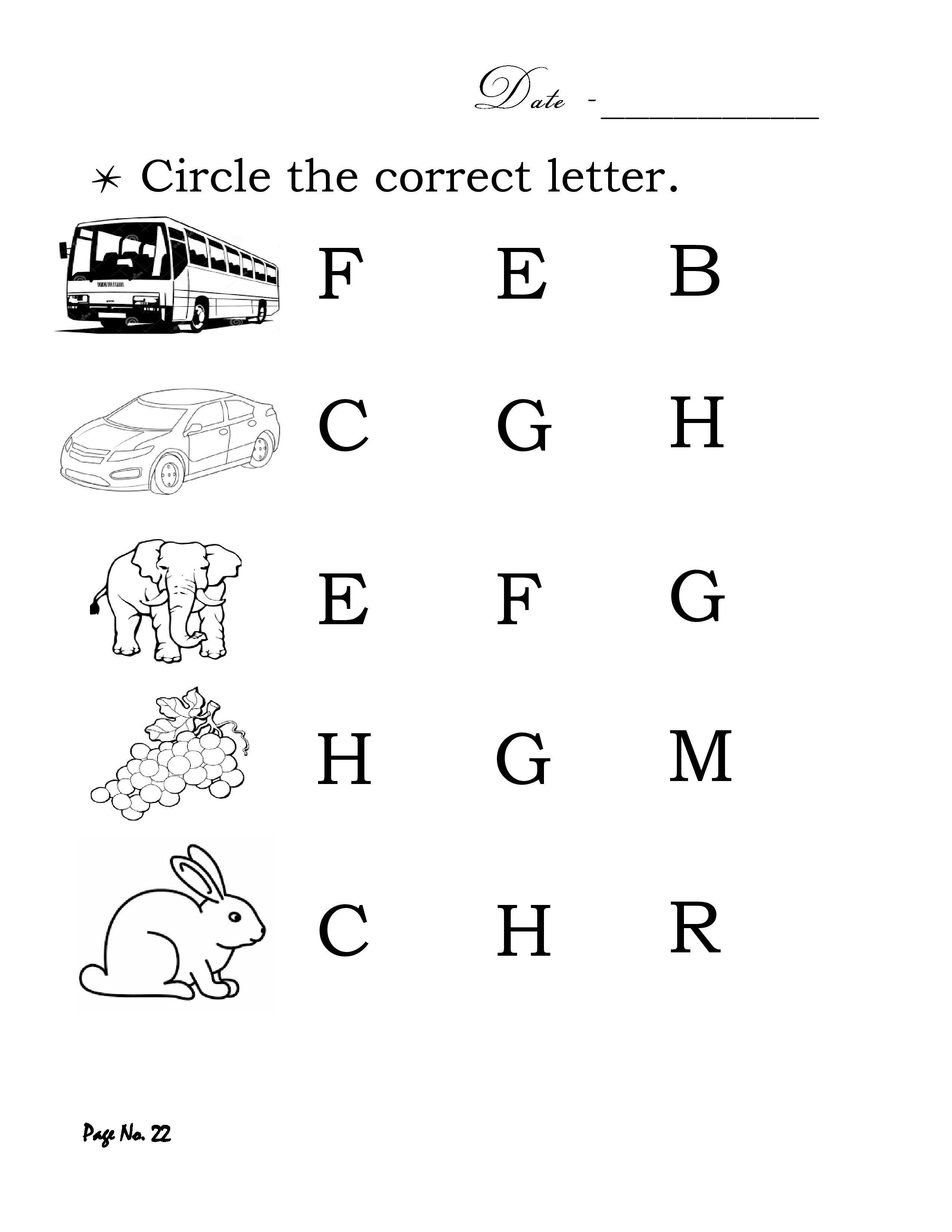 30 Alphabet Sound Worksheets Kindergarten