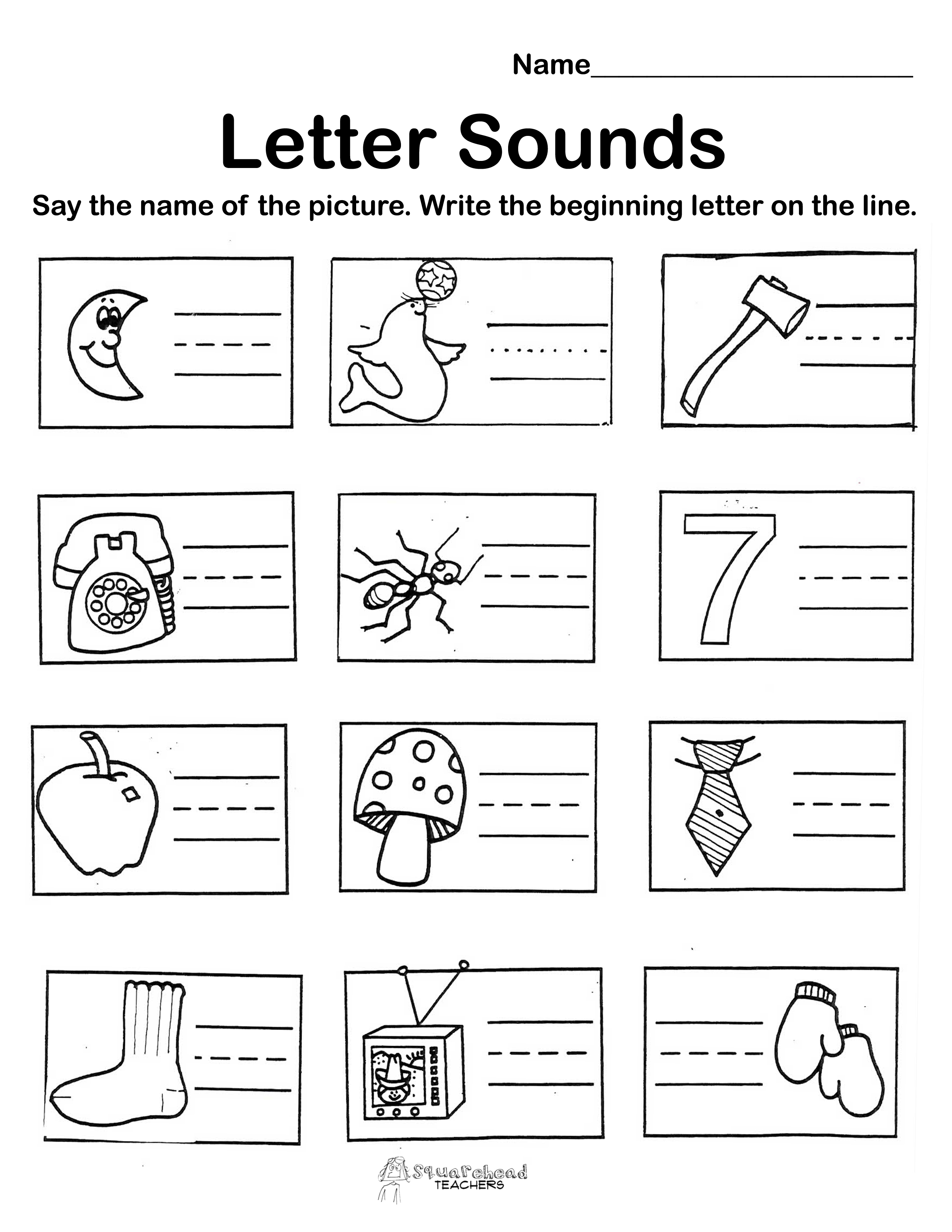 30 Alphabet Sound Worksheets Kindergarten