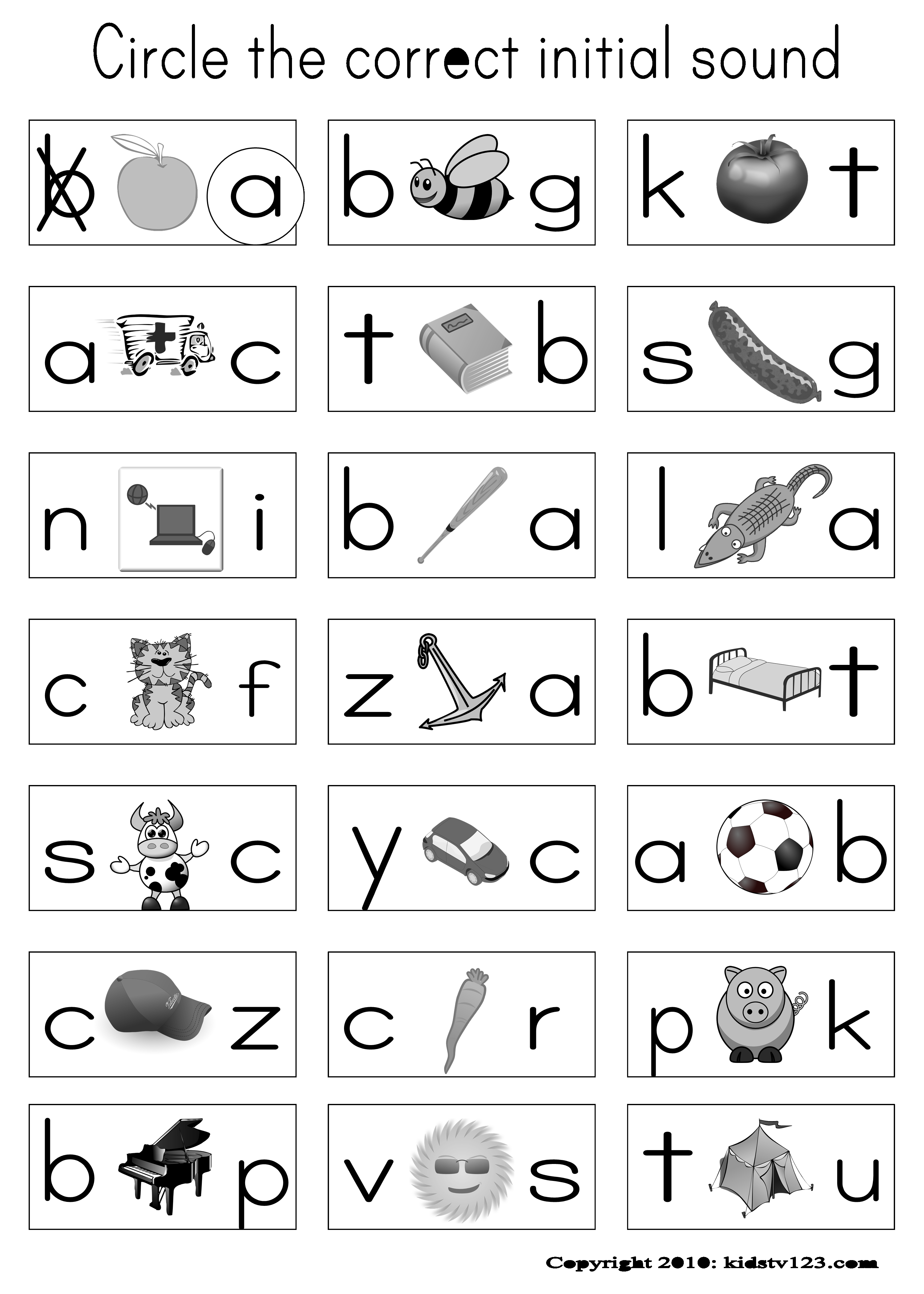 30 Alphabet Sound Worksheets Kindergarten