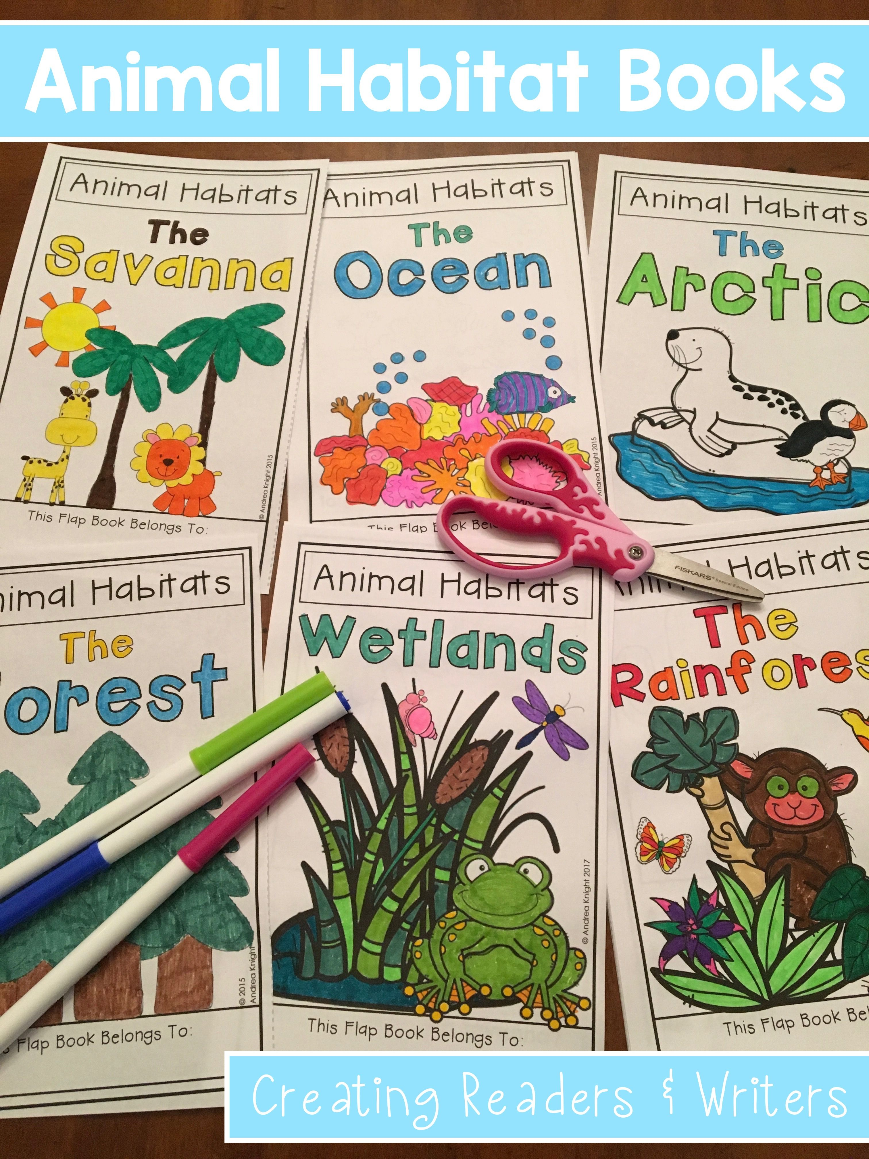 30 Animals And Their Habitats Worksheets Kindergarten