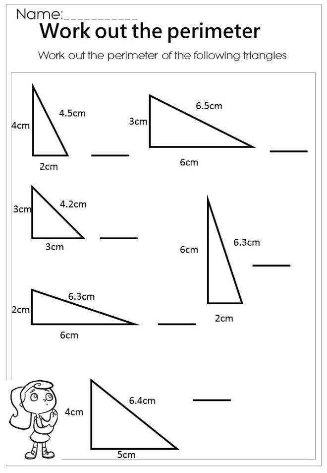 30 Area And Perimeter Worksheets Triangle 30 Area And Perimeter Worksheets Triangle
