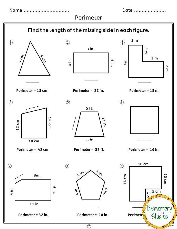 30 Area And Perimeter Worksheets Triangle