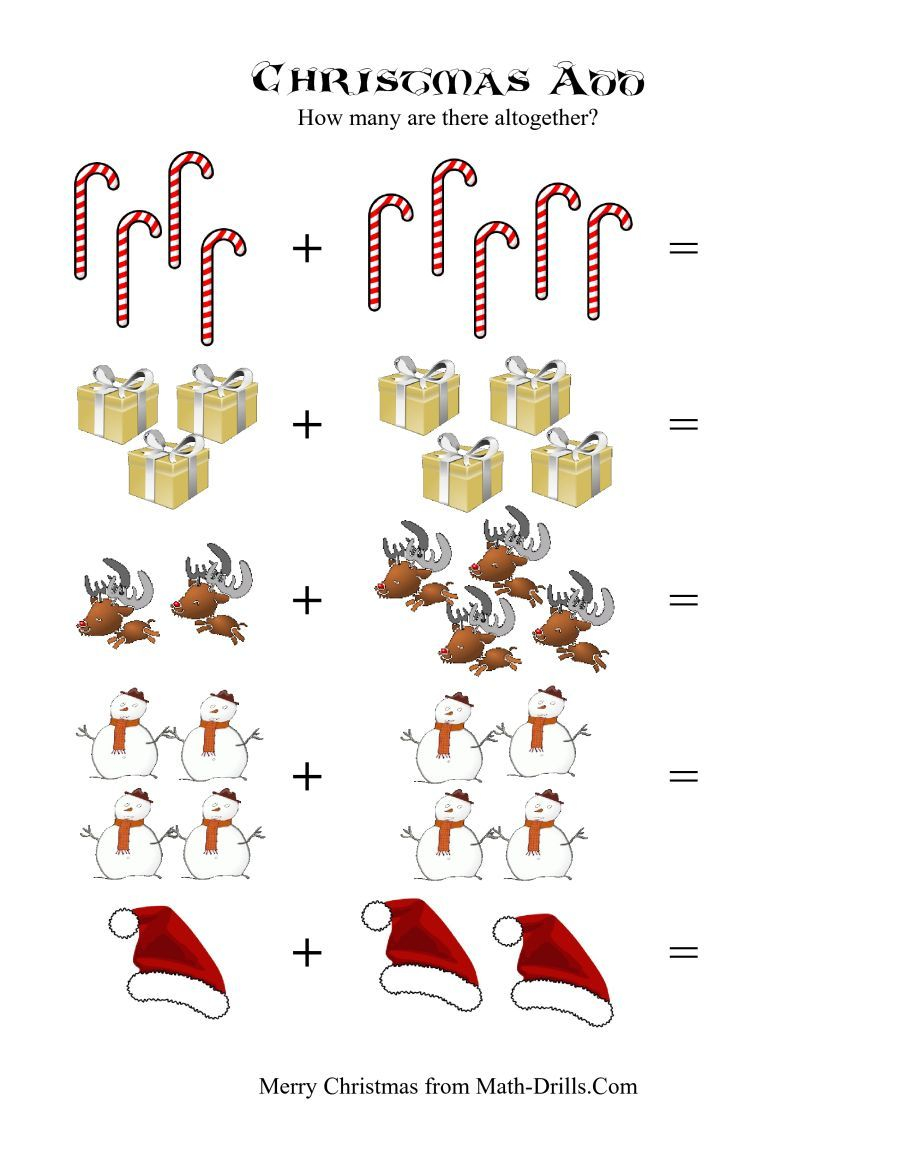 30 Christmas Subtraction Worksheets Kindergarten