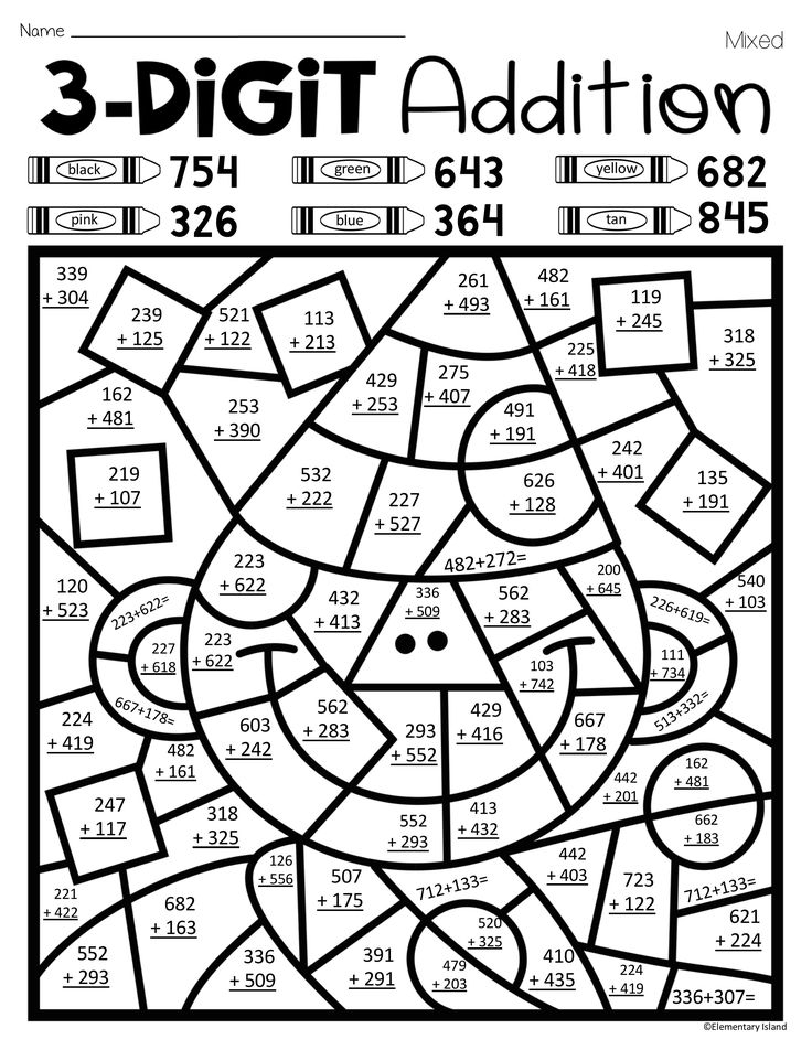 30 Coloring Math Worksheets 2Nd Grade