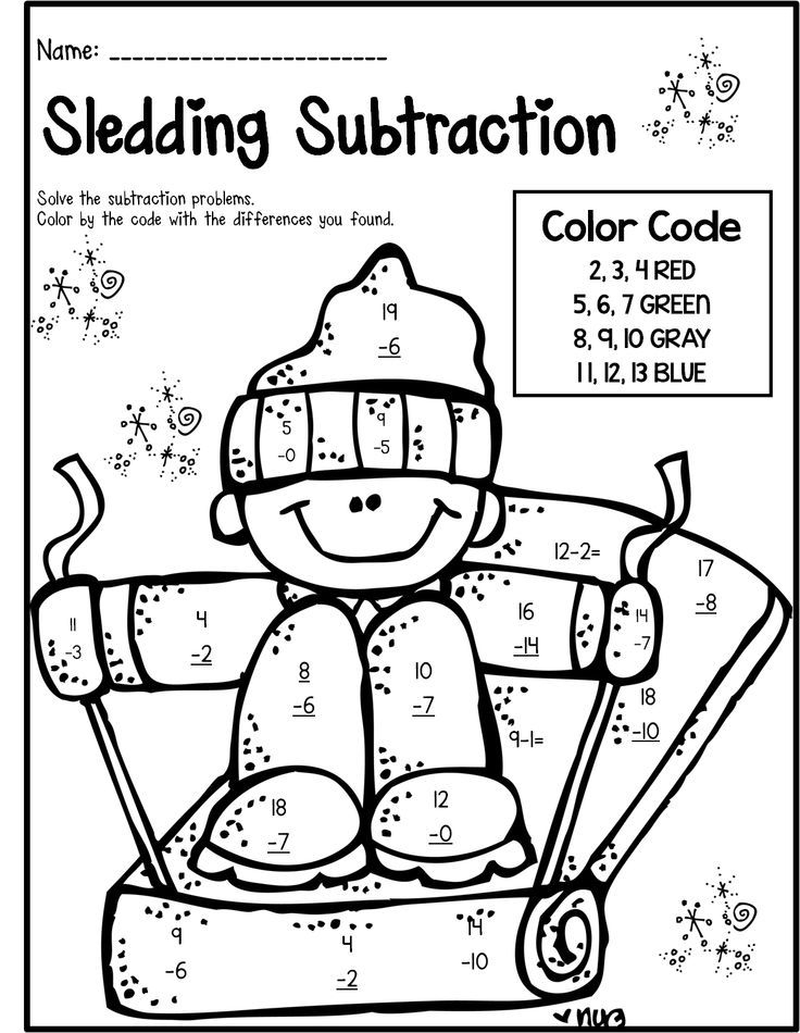 30 Coloring Math Worksheets 2Nd Grade