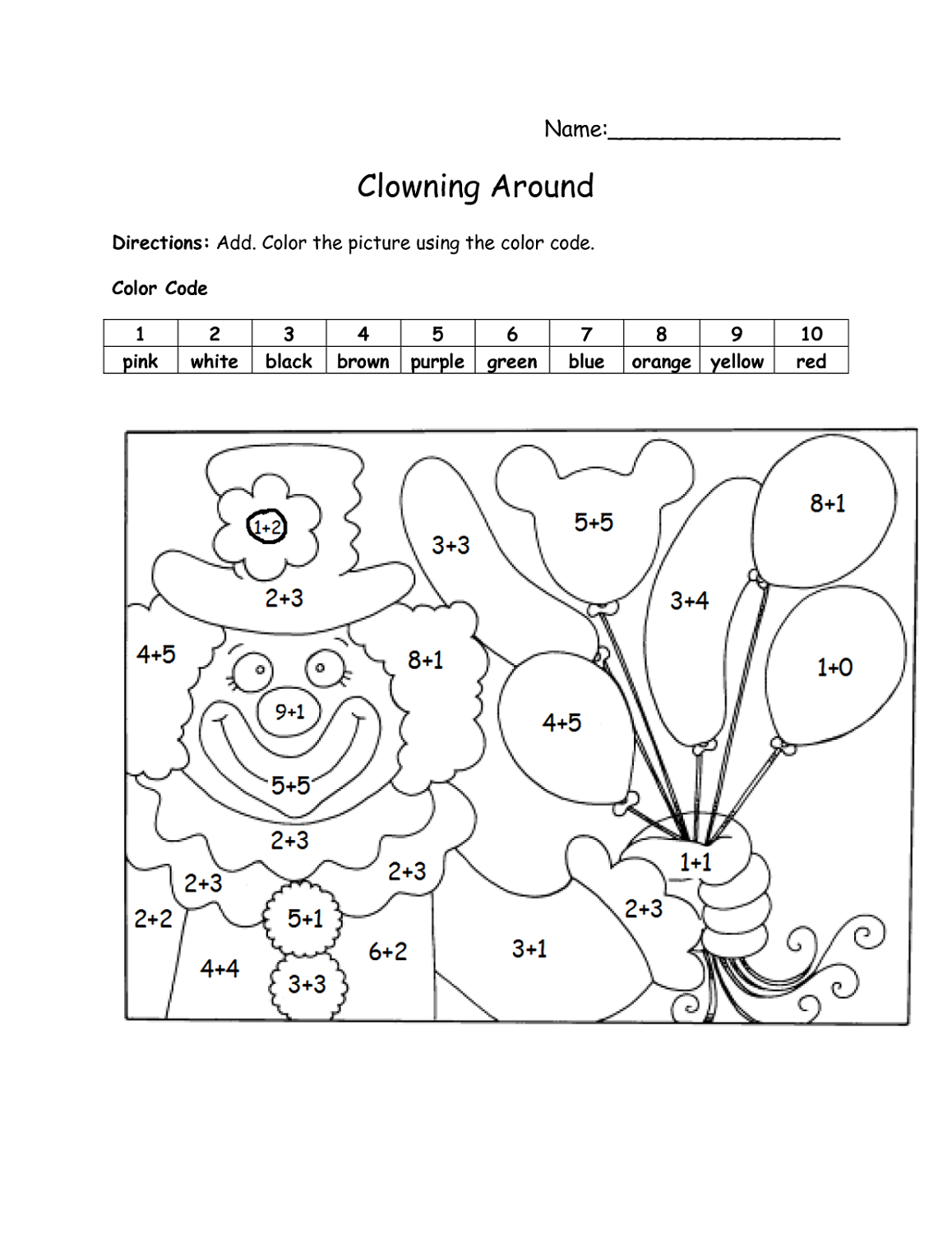 30 Coloring Math Worksheets 2Nd Grade