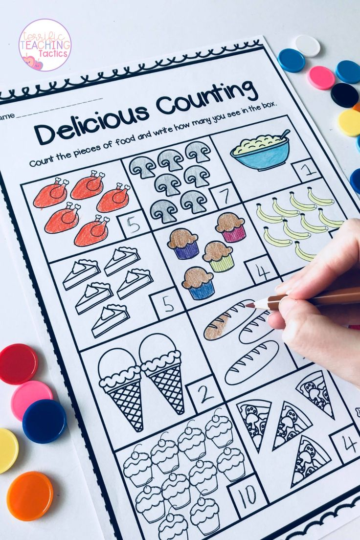 30 Counting Objects Worksheets Cut And Paste