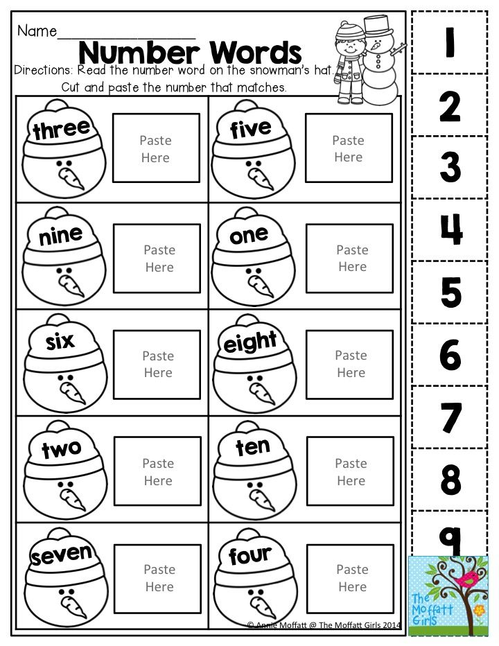 30 Counting Objects Worksheets Cut And Paste