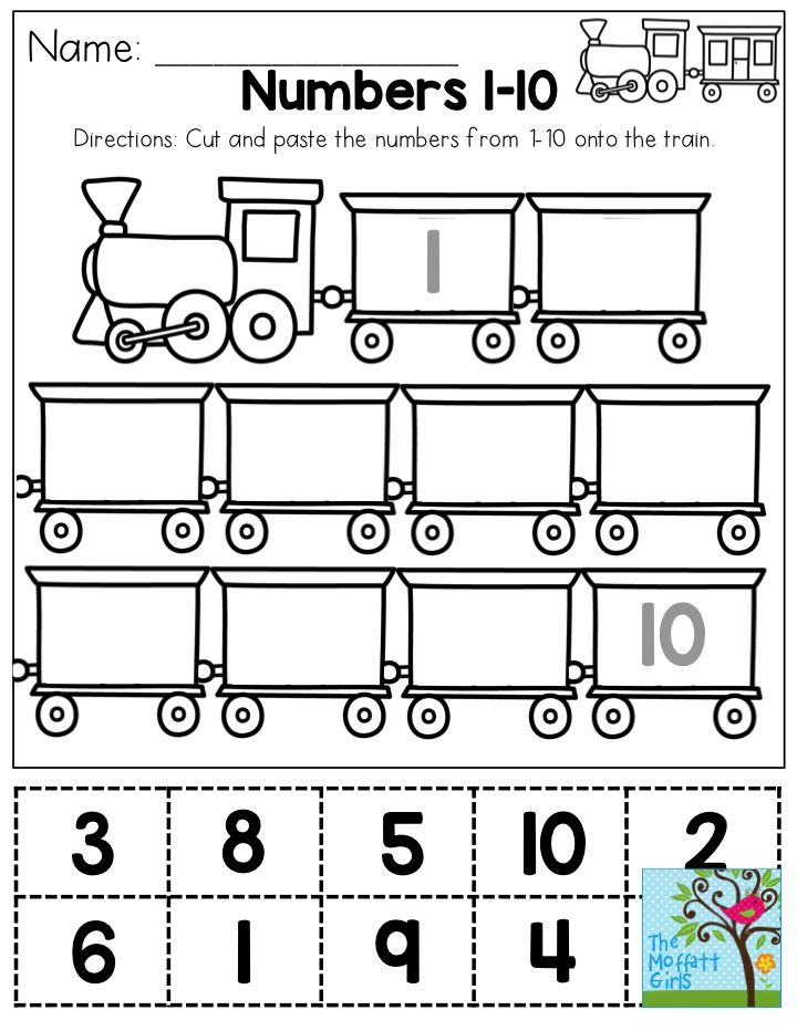 30 Counting Objects Worksheets Cut And Paste