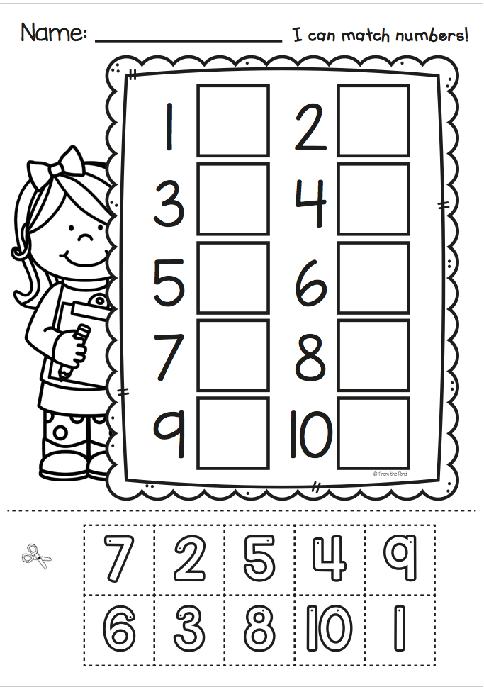 30 Counting Objects Worksheets Cut And Paste