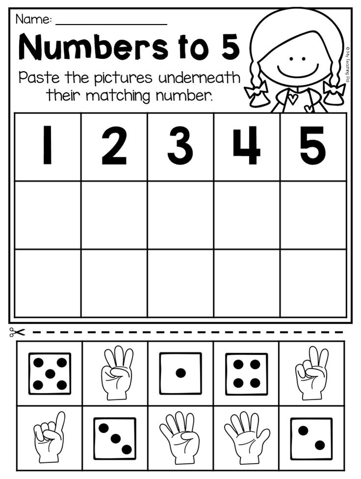 30 Counting Worksheets For Kindergarten 1-20 Number