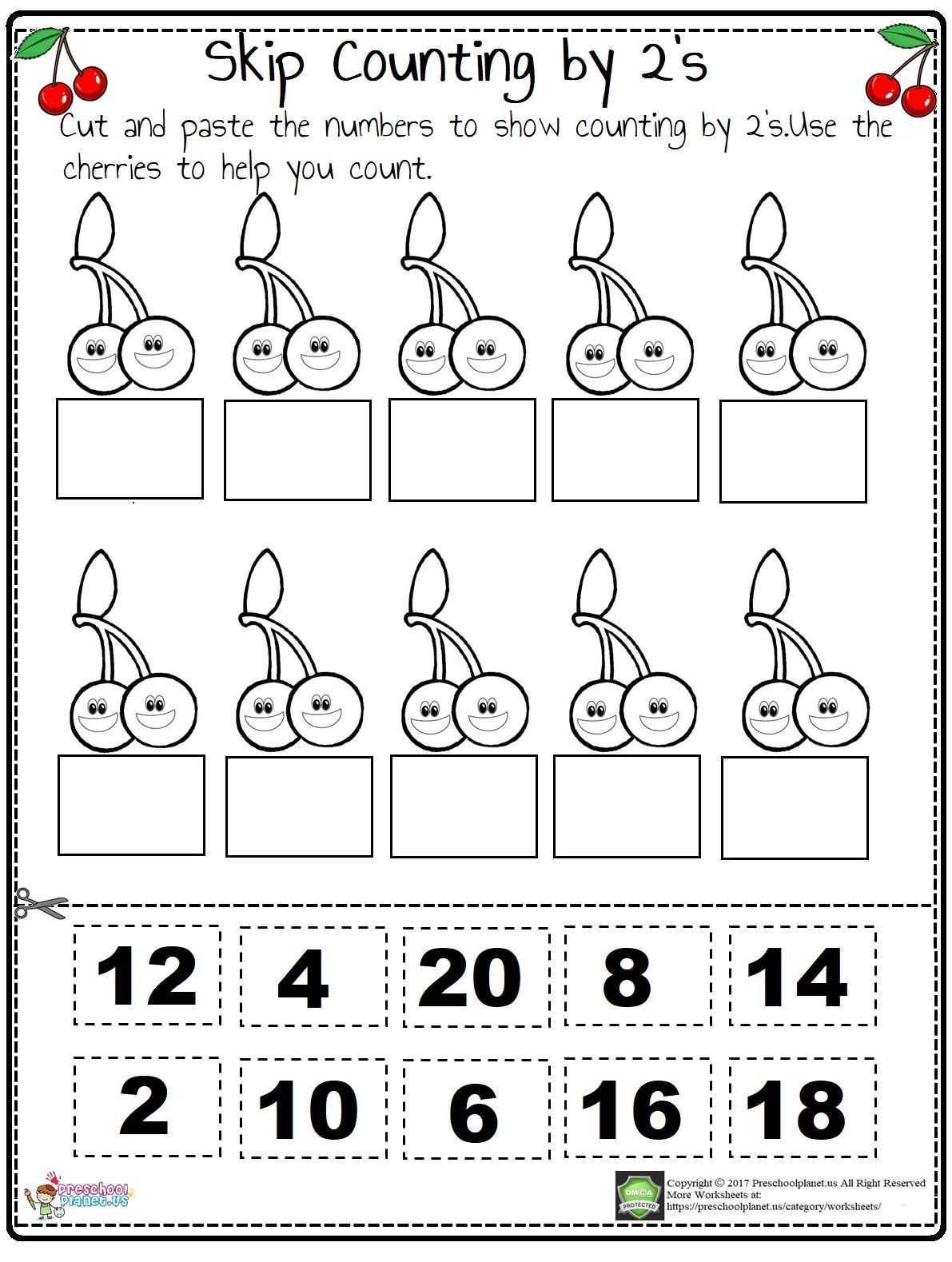 30 Counting Worksheets For Kindergarten 1-20 Number