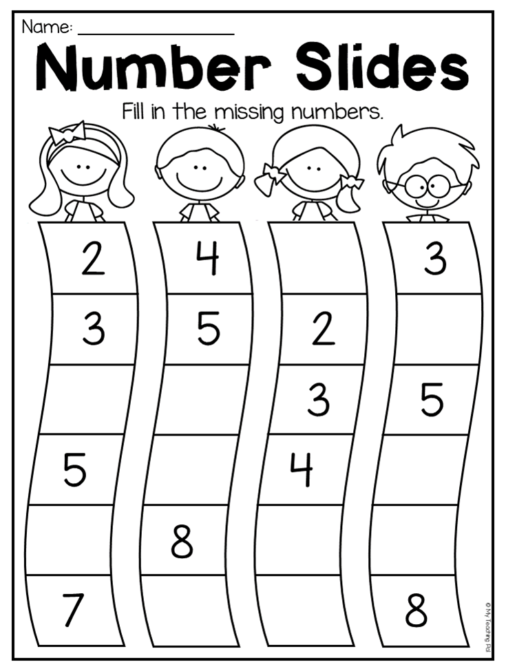 30 Counting Worksheets For Kindergarten 1-20 Number