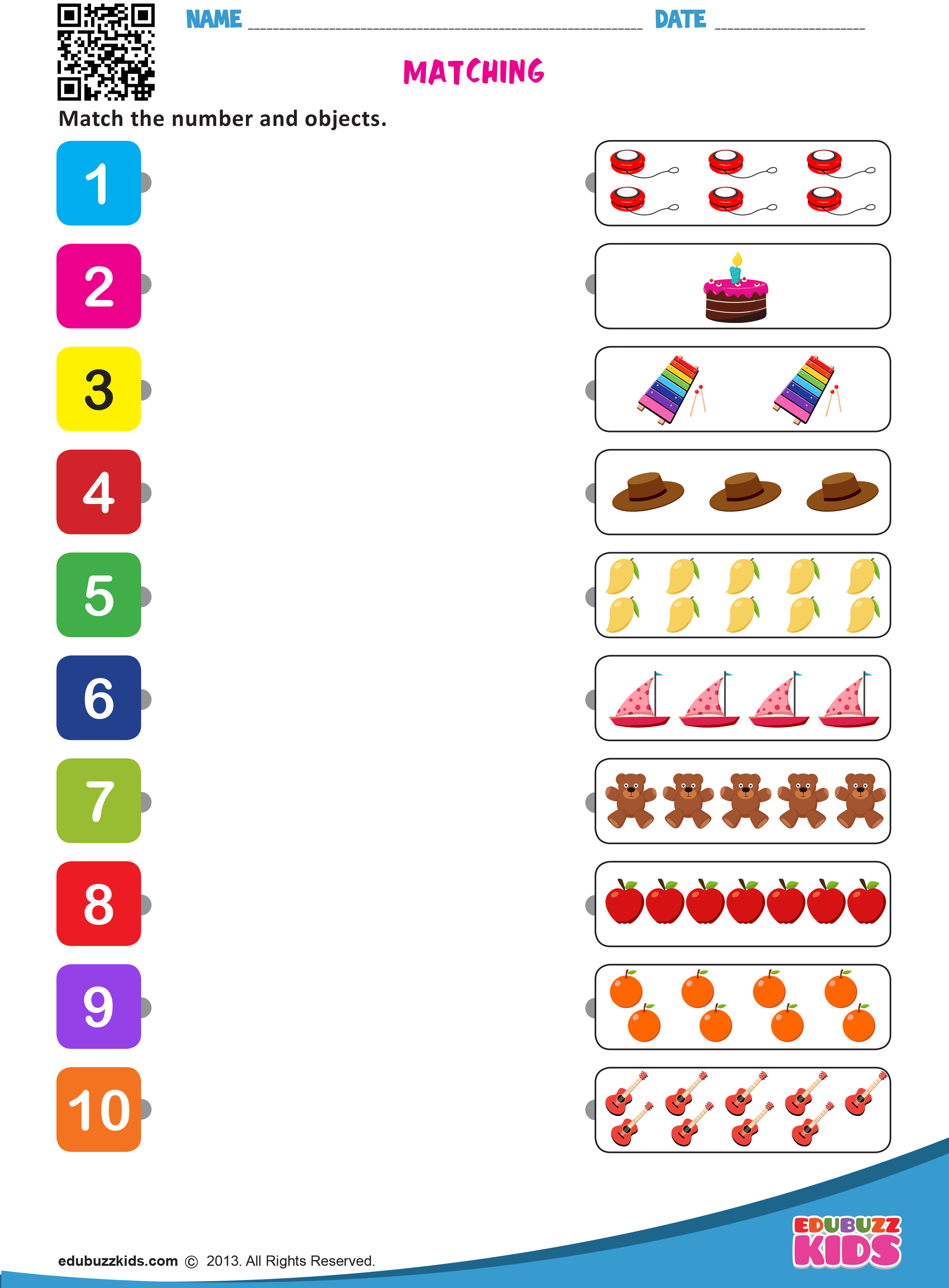 30 Counting Worksheets For Kindergarten 1-20 Number