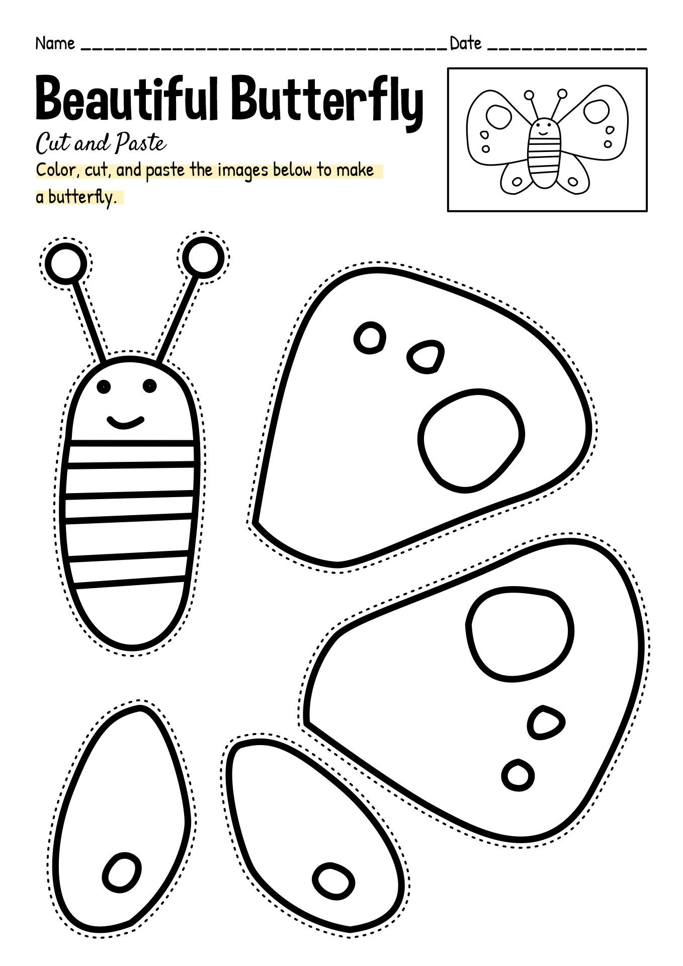 30 Cut And Paste Worksheets Grade 4