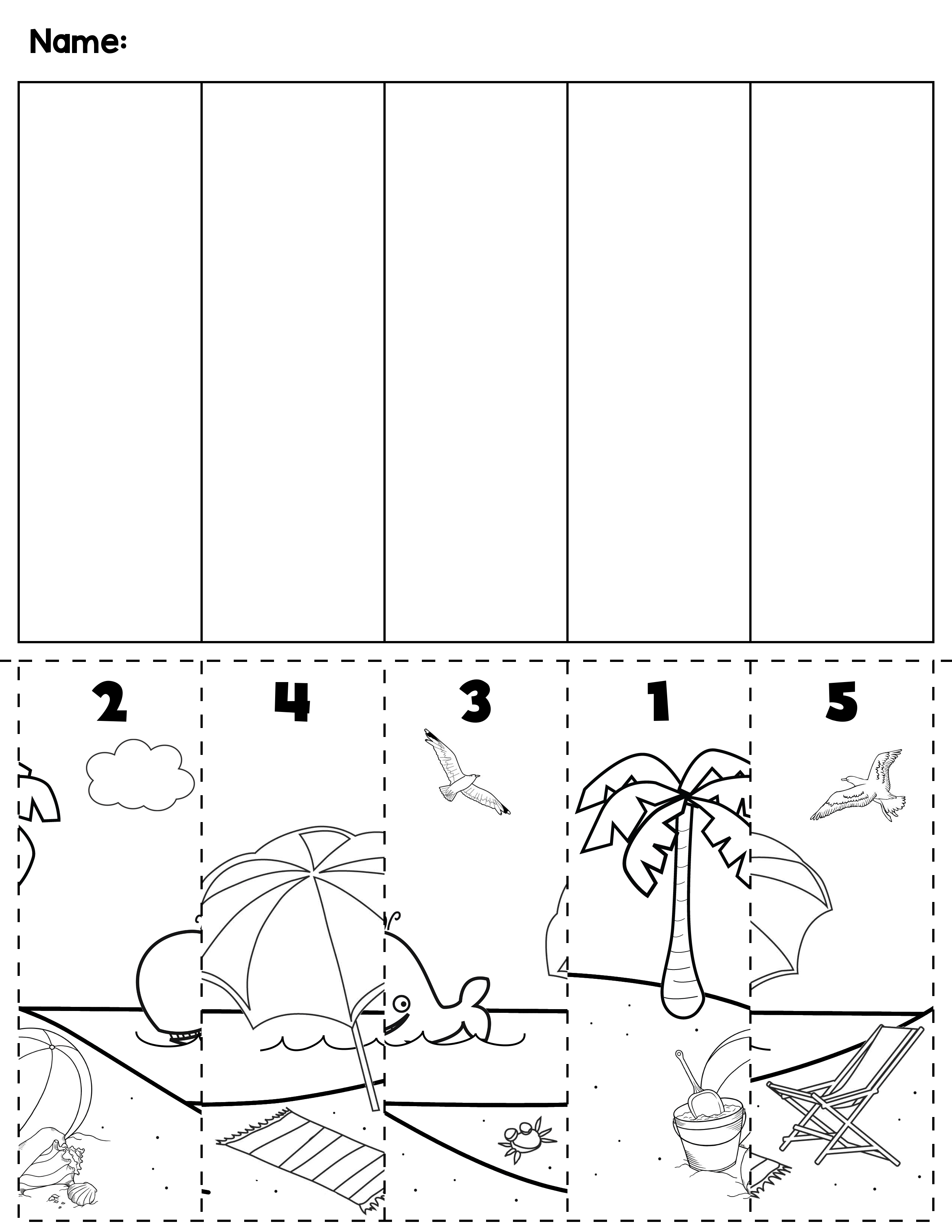 30 Cut And Paste Worksheets Numbers