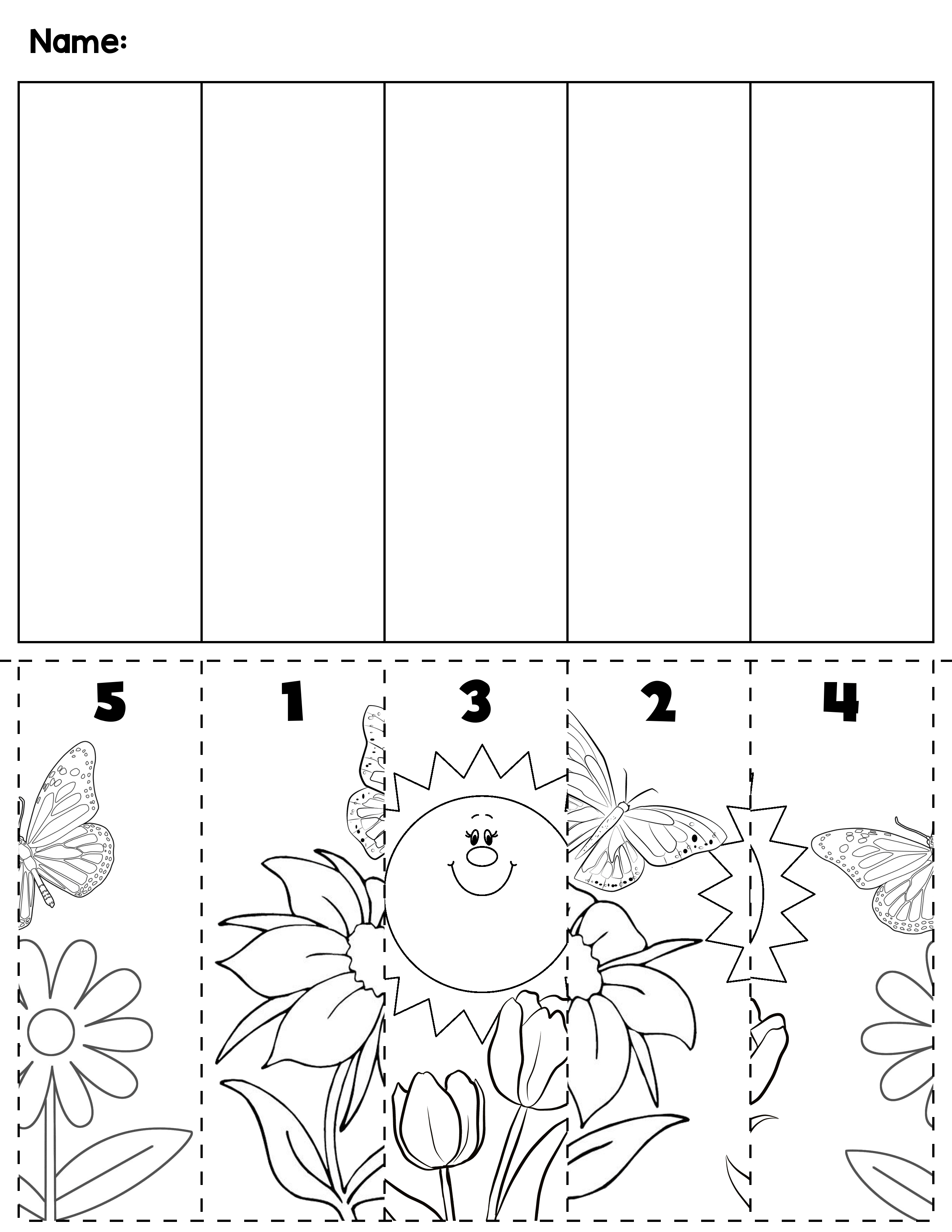 30 Cut And Paste Worksheets Numbers